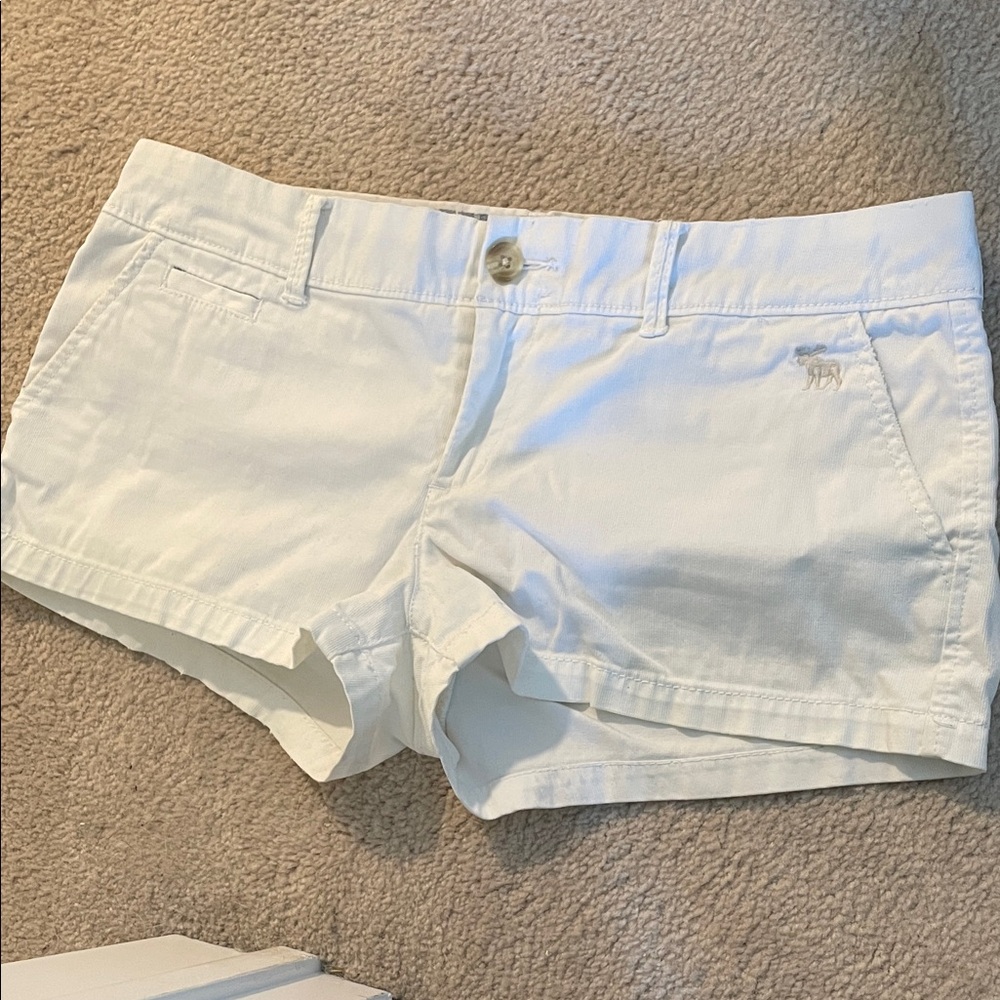 Abercrombie White Women's Shorts